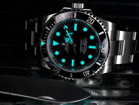 rolex models.with blue.lum|rolex chromalight vs glow green.